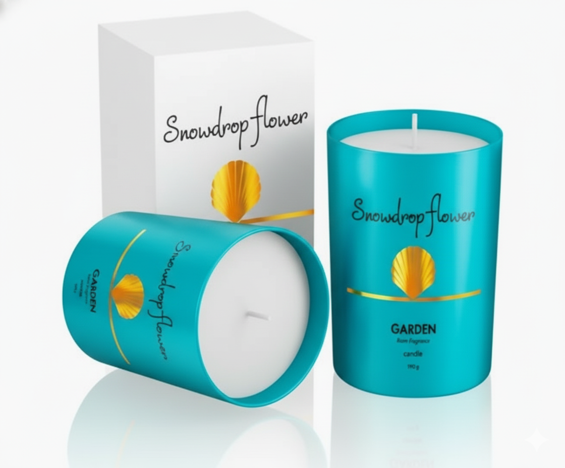 Garden scented candles