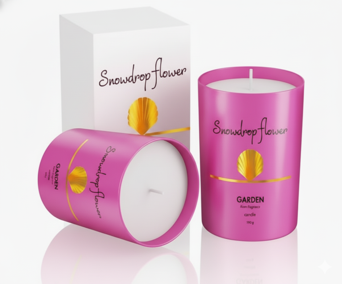 Garden scented candles