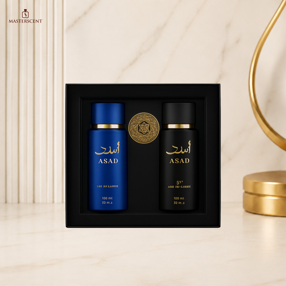 Lattafa Asad 5Th Anniversary Edition EDP 100ml 2 Piece Gift Set Perfume