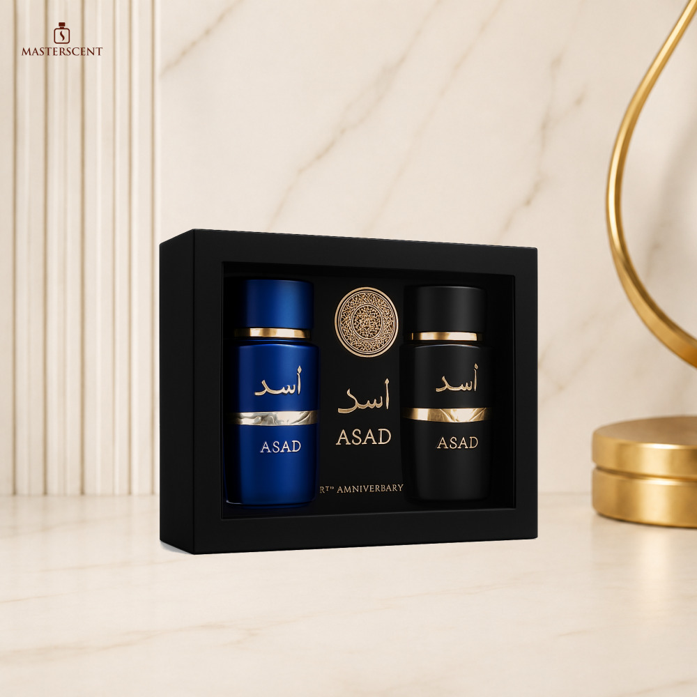 Lattafa Asad 5Th Anniversary Edition EDP 100ml 2 Piece Gift Set Perfume