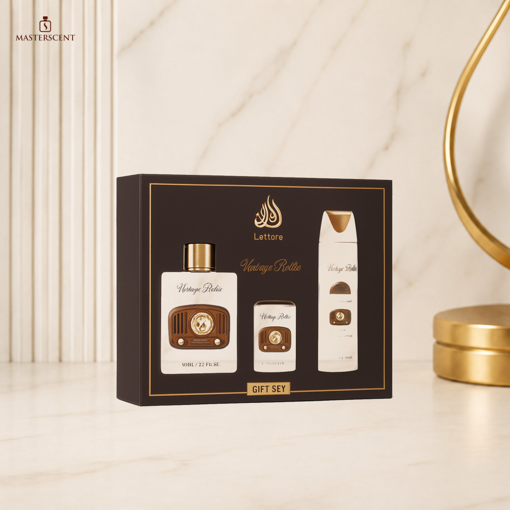 Lattafa Pride Vintage Radio EDP 100ml 3 Piece Gift Set