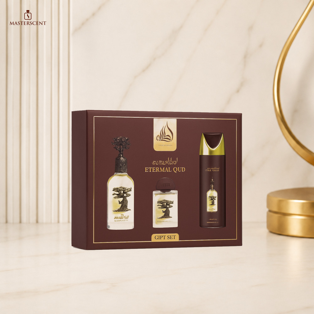 Lattafa Pride Eternal Oud EDP 100ml 3 Piece Gift Set