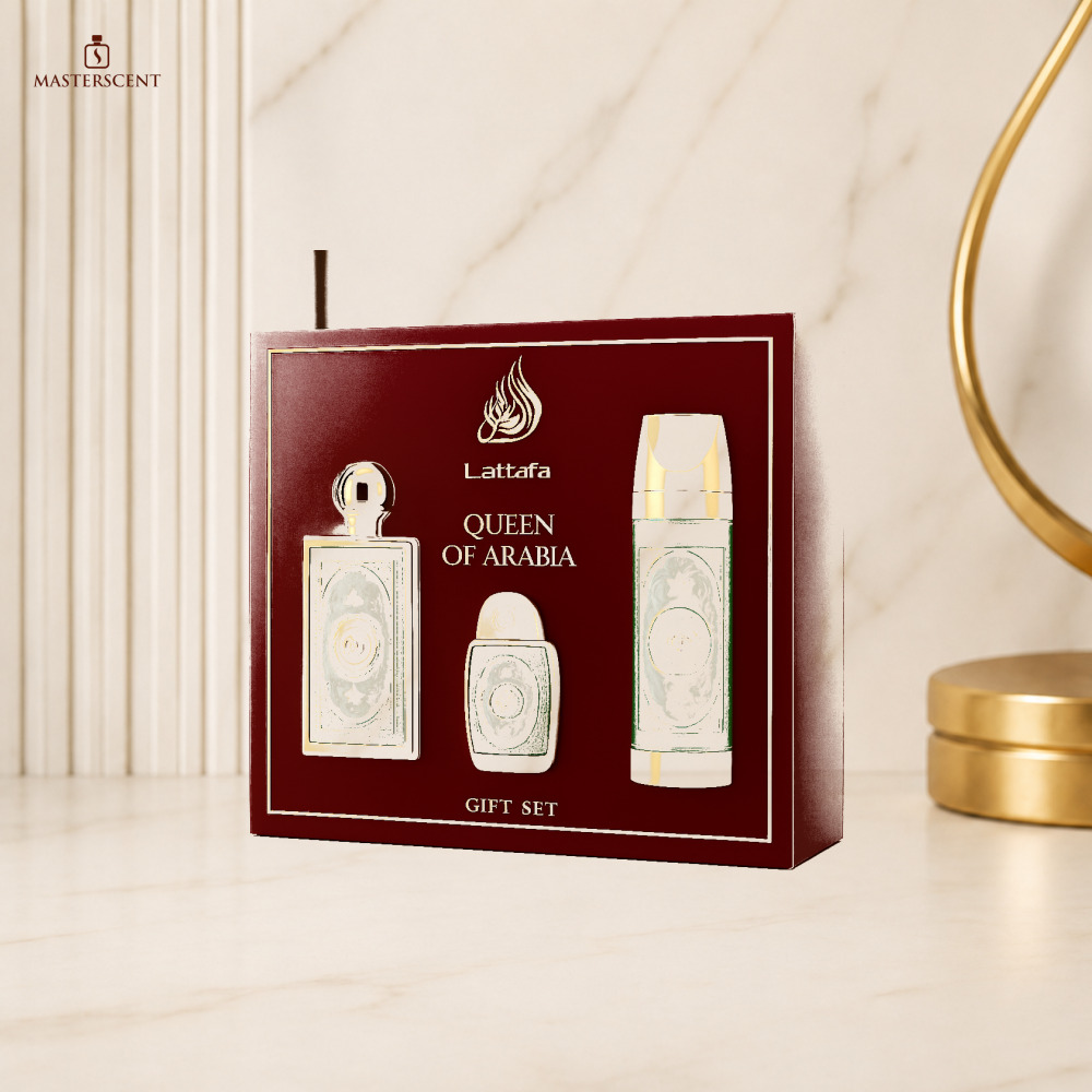 Lattafa Pride Queen of Arabia EDP 100ml 3 Piece Gift Set