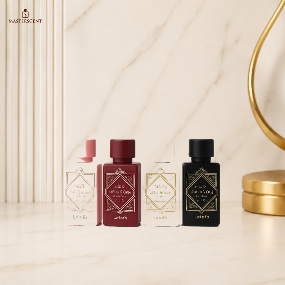 Lattafa Badee Al Oud EDP 25ml 4 Piece Gift Set