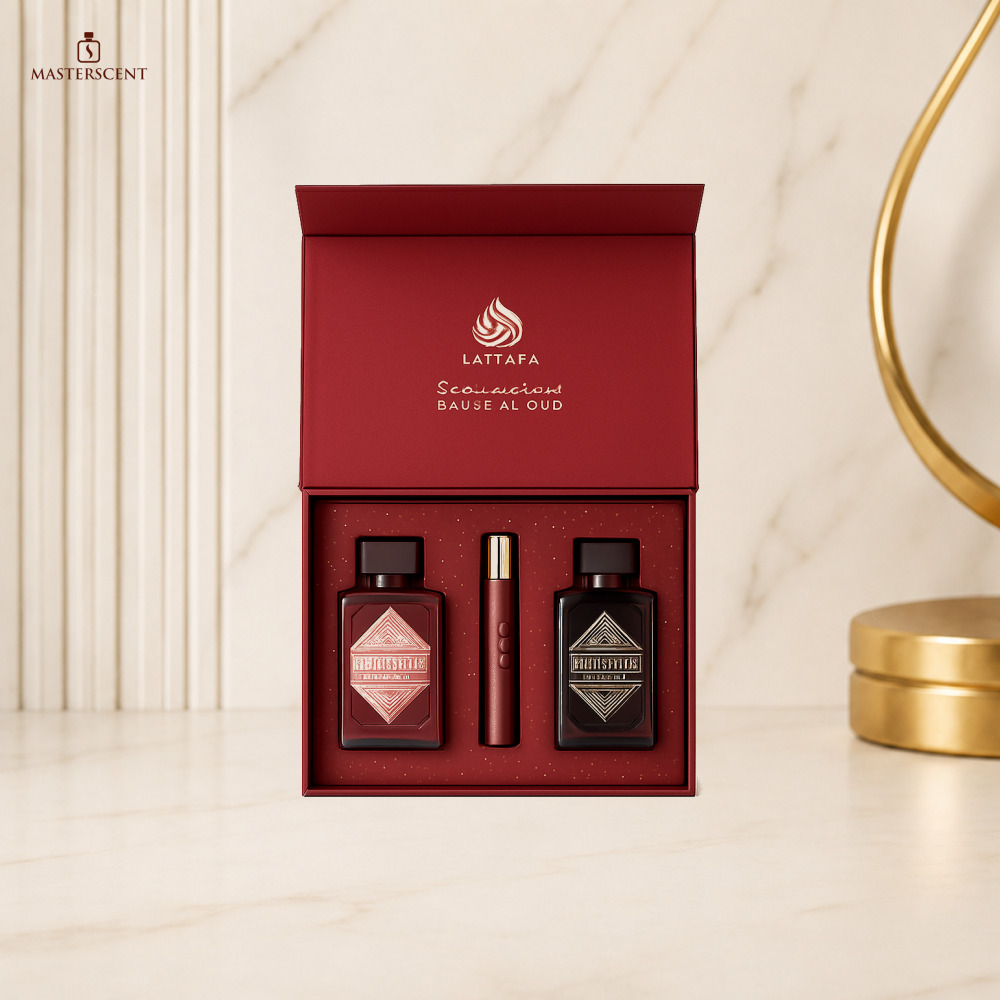 Lattafa Badee Al Oud Sublime EDP 100ml 3 Piece Gift Set