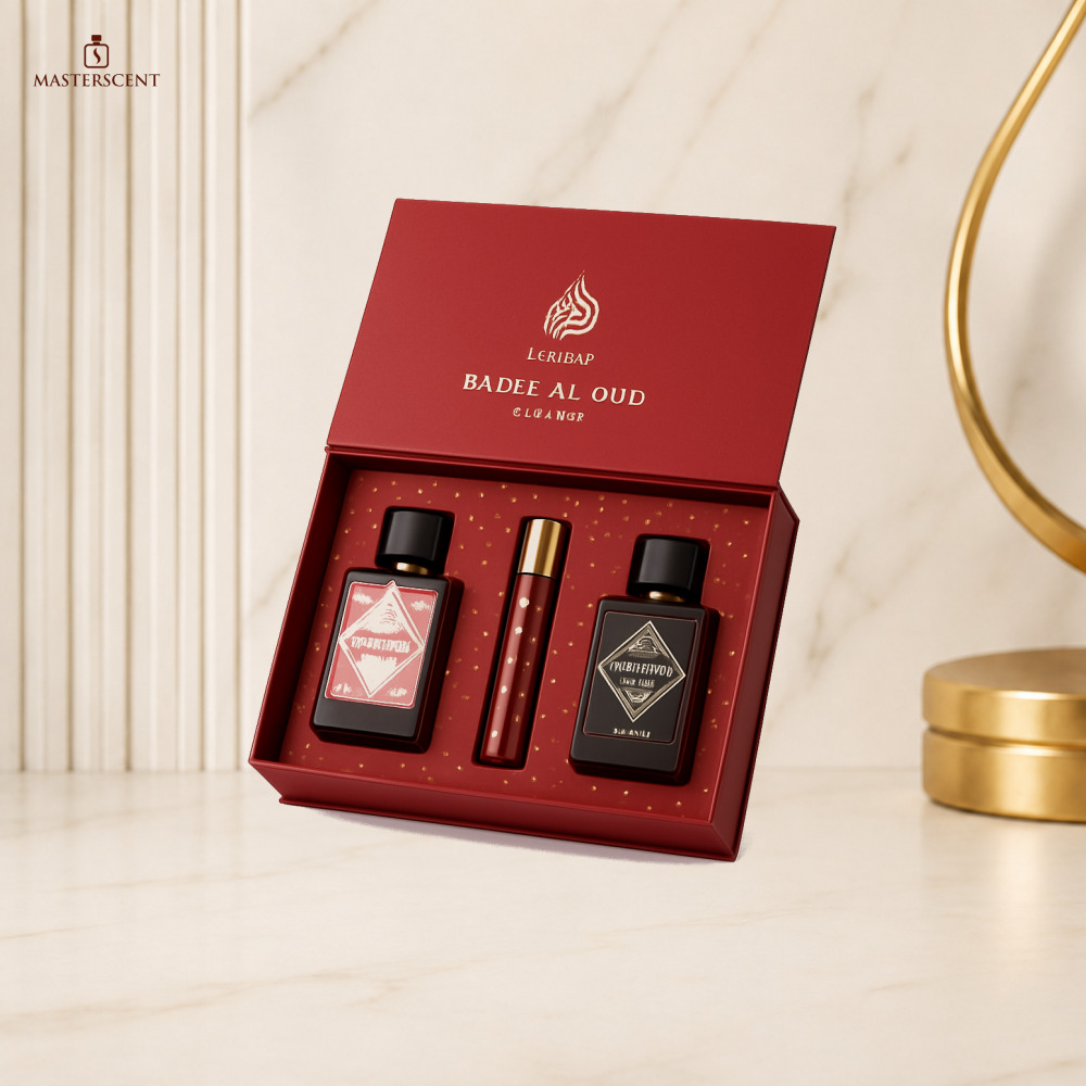 Lattafa Badee Al Oud Sublime EDP 100ml 3 Piece Gift Set