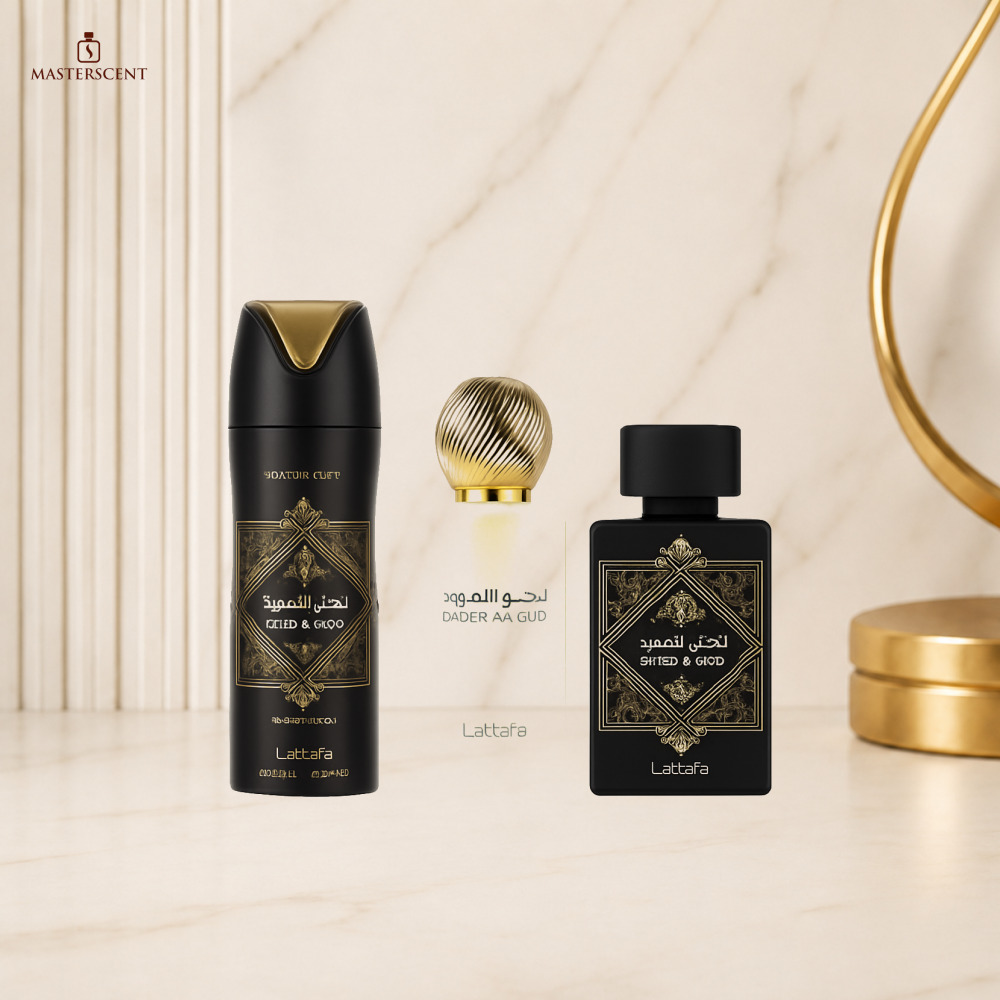 Lattafa Badee Al Oud EDP 100ml 3 Piece Gift Set