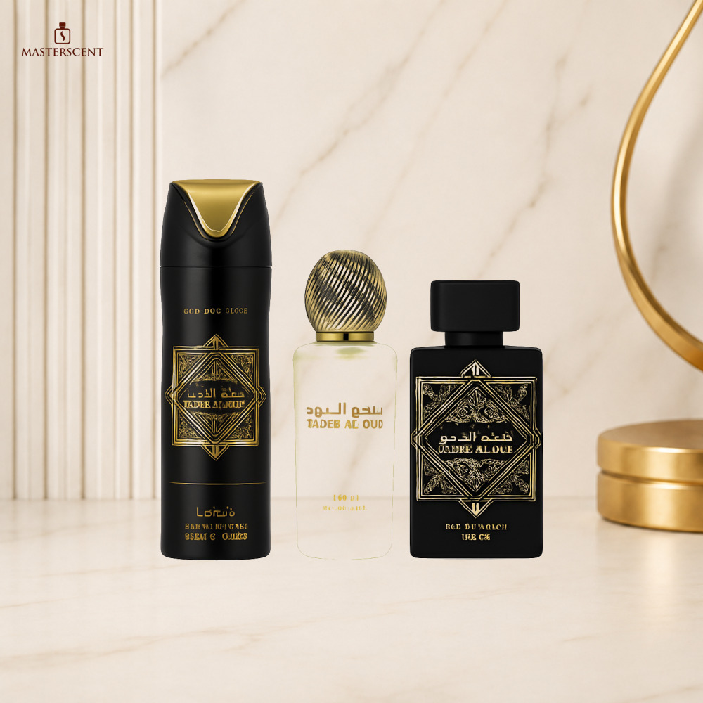 Lattafa Badee Al Oud EDP 100ml 3 Piece Gift Set