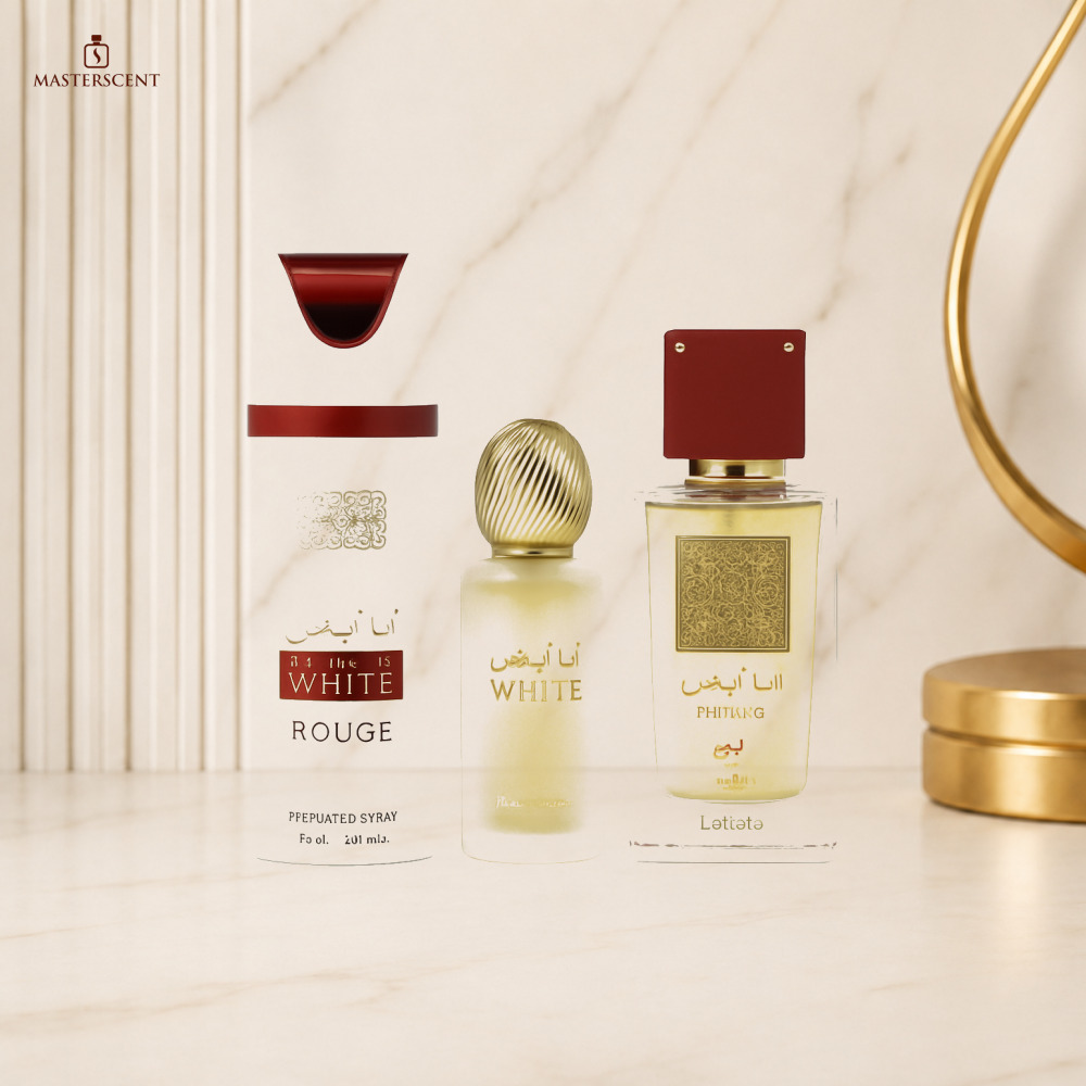 Lattafa Ana Abiyedh I Am White Rouge EDP 60ml 3 Piece Gift Set